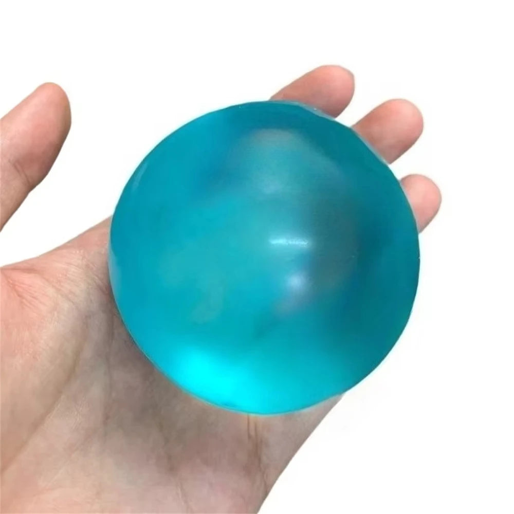 Blue Maltose Squishy Toys Anti Stress Sensory Fidgets Toy Soft Simulated Transparent Blue Maltose Slow-rebound Decompression Toy