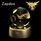 3D Crystal Ball Night Light Glass LED Collectible Lamp