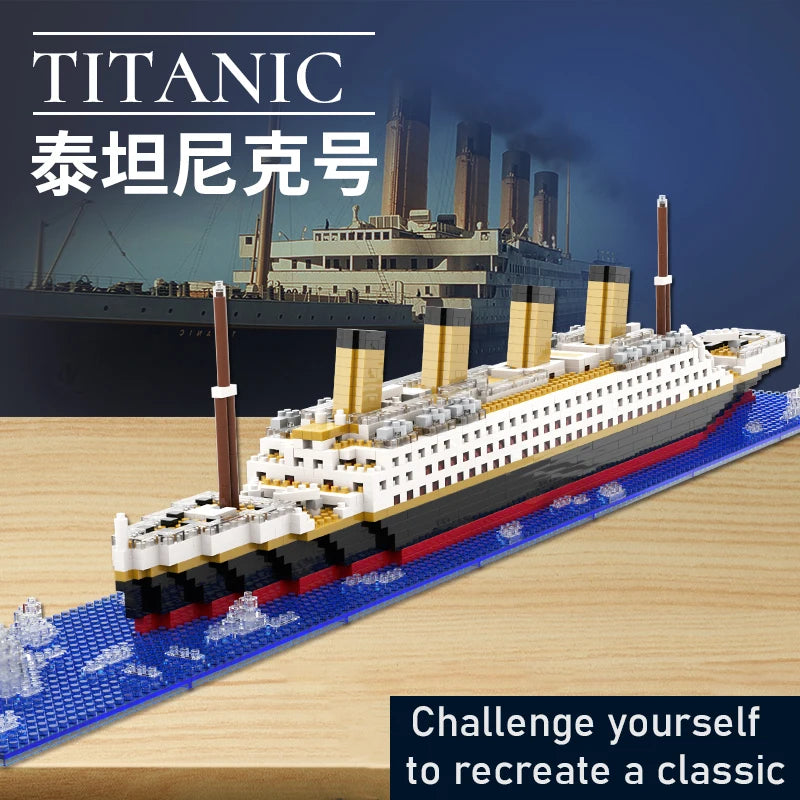 Cruise Ship Building Blocks – Mini DIY Model Building Kit