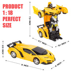 Transforming RC Car 2-in-1 Remote Control Robot Vehicle Toy