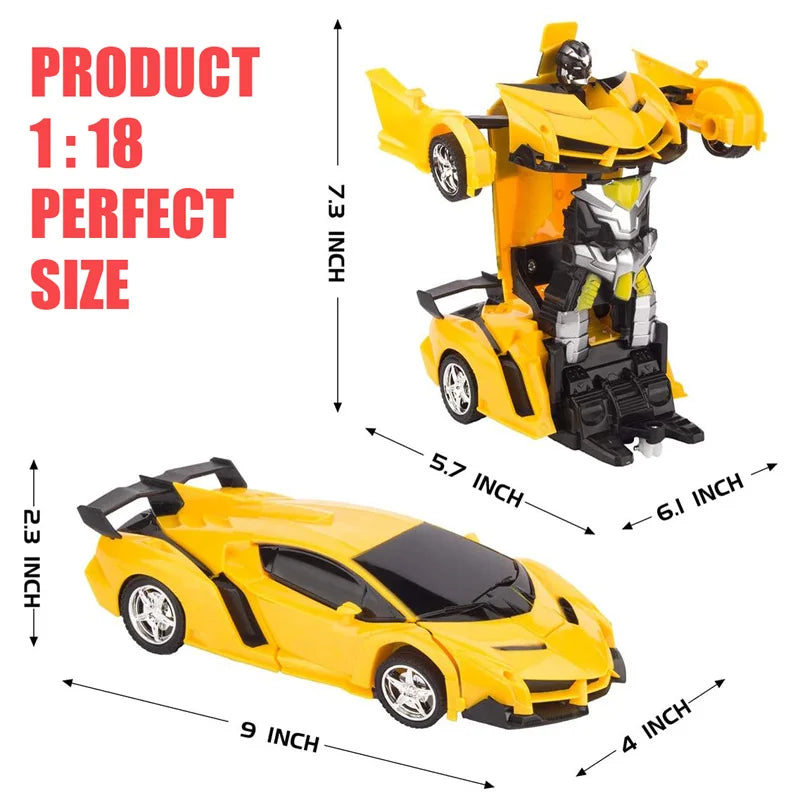 Transforming RC Car 2-in-1 Remote Control Robot Vehicle Toy