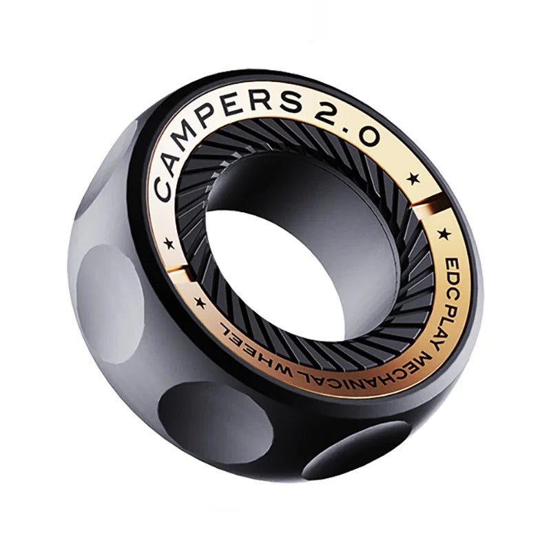 Magnetic Spinner Ring – Metal Fidget Toy for Stress Relief