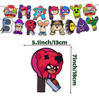 Birthday Party Decorations Set – Banner, Balloons & Cake Toppers