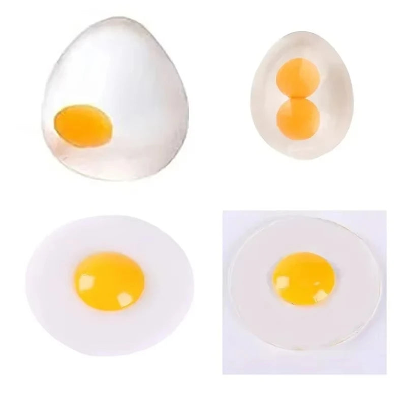 Egg Squishy Ball – Clear Squeeze Sensory Stress Relief Toy
