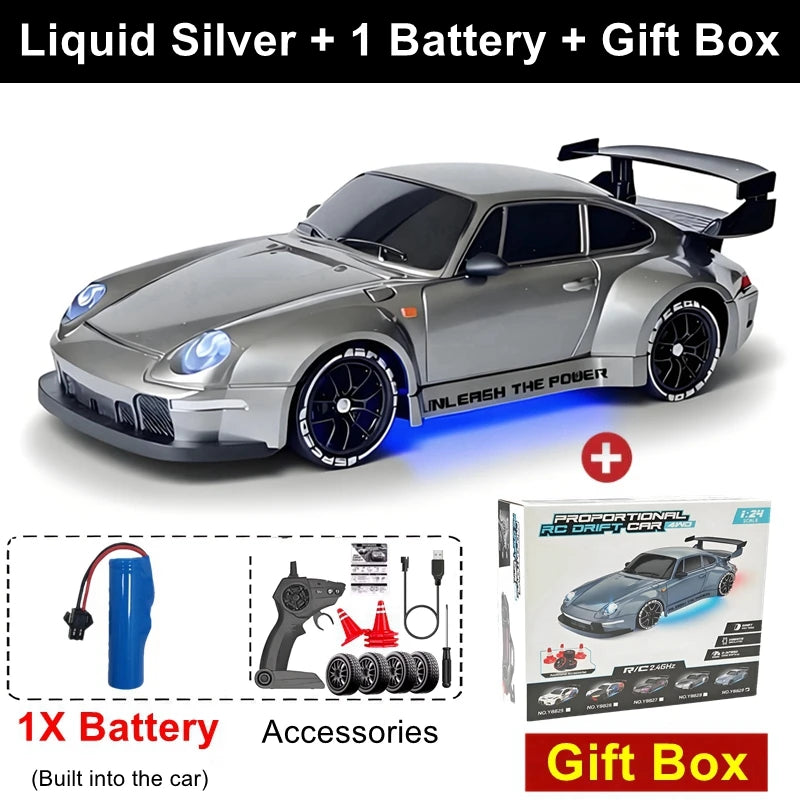 RC Drift Car 1:24 4WD Mini Racing Car with 2.4G Remote