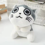 Kawaii Cute Mini Plush 10cm Cats Animal Stuffed Doll Keychain Instagram Style Bag Hanging Schoolbag Pendant Kids Gift