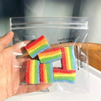 Rainbow Strip Squeeze Toy – Stretchy Sensory Fidget Stress Ball
