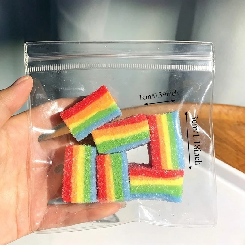 Rainbow Strip Squeeze Toy – Stretchy Sensory Fidget Stress Ball