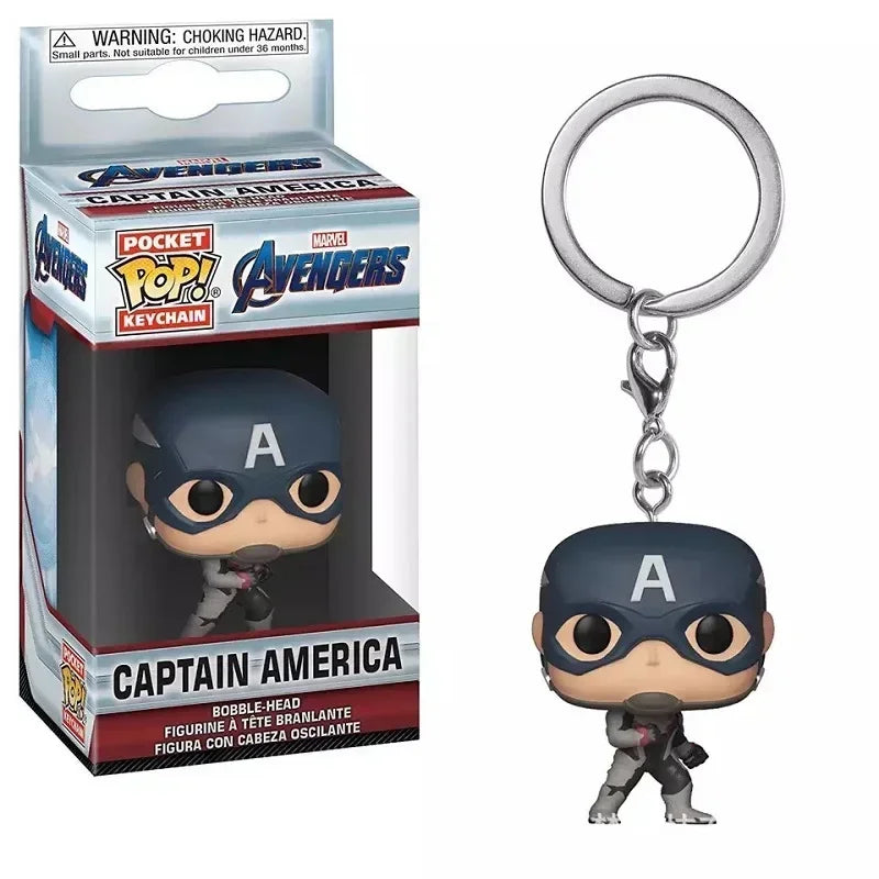 Superhero Keychain Figure – 4cm Vinyl Collectible Toy