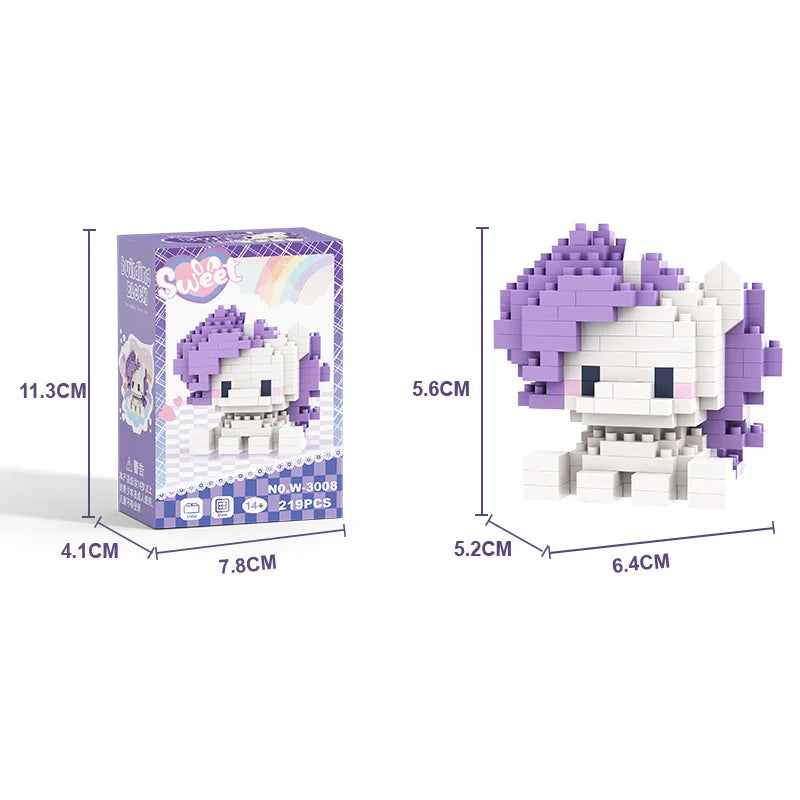Micro Building Blocks Model Mini Plastic Construction Set