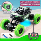 Remote Control Car for Kids with Flashing Lights & Off-Road Wheels