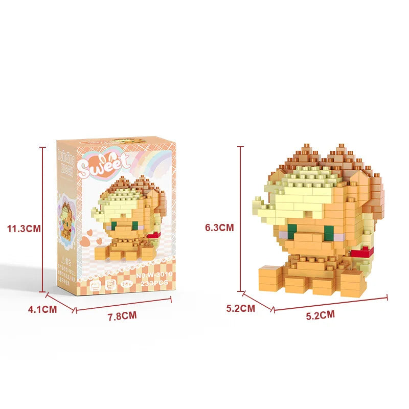 Micro Building Blocks Model Mini Plastic Construction Set