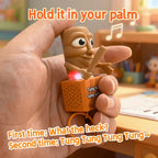 Luminous Anime Keychain Wooden Stick Man Glow Pendant