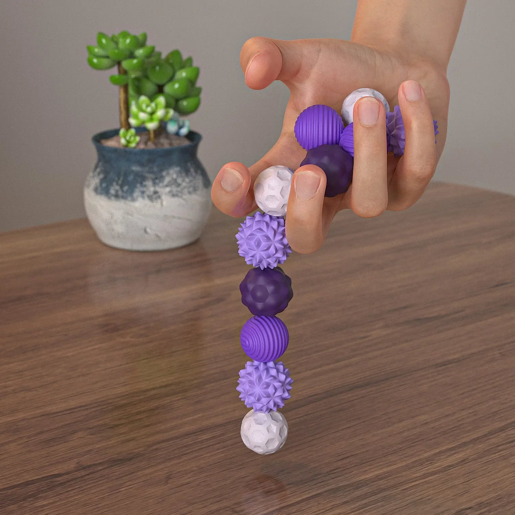 Magnetic Sensory Fidget Balls – Silicone Quiet Fidget Toy