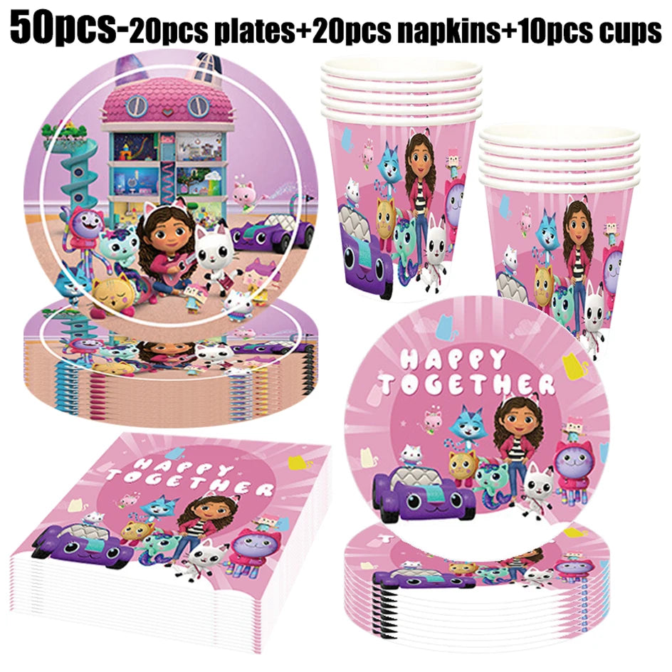 Birthday Party Supplies – Kids Tableware & Decoration Set