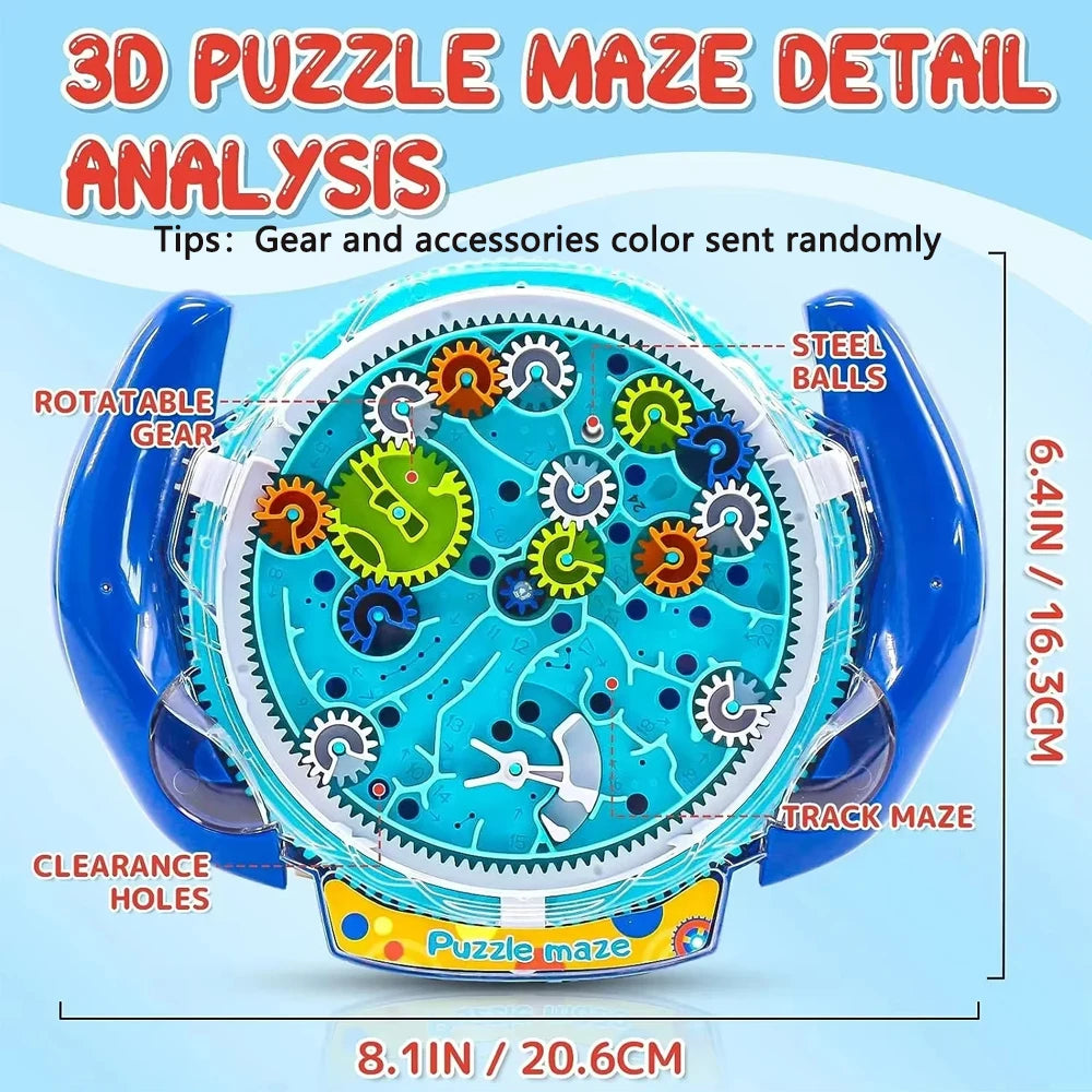 3D Puzzle Maze – Rolling Ball Toy