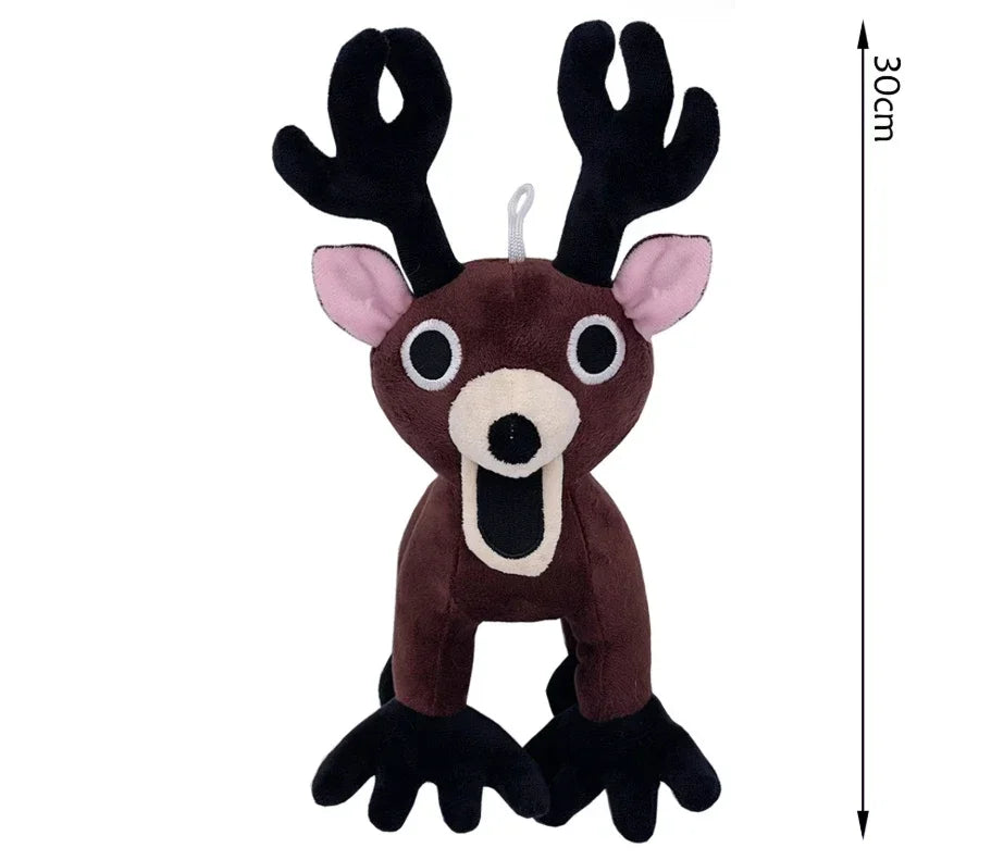 Deer Character Plush Doll Soft Stuffed Toy Halloween Gift