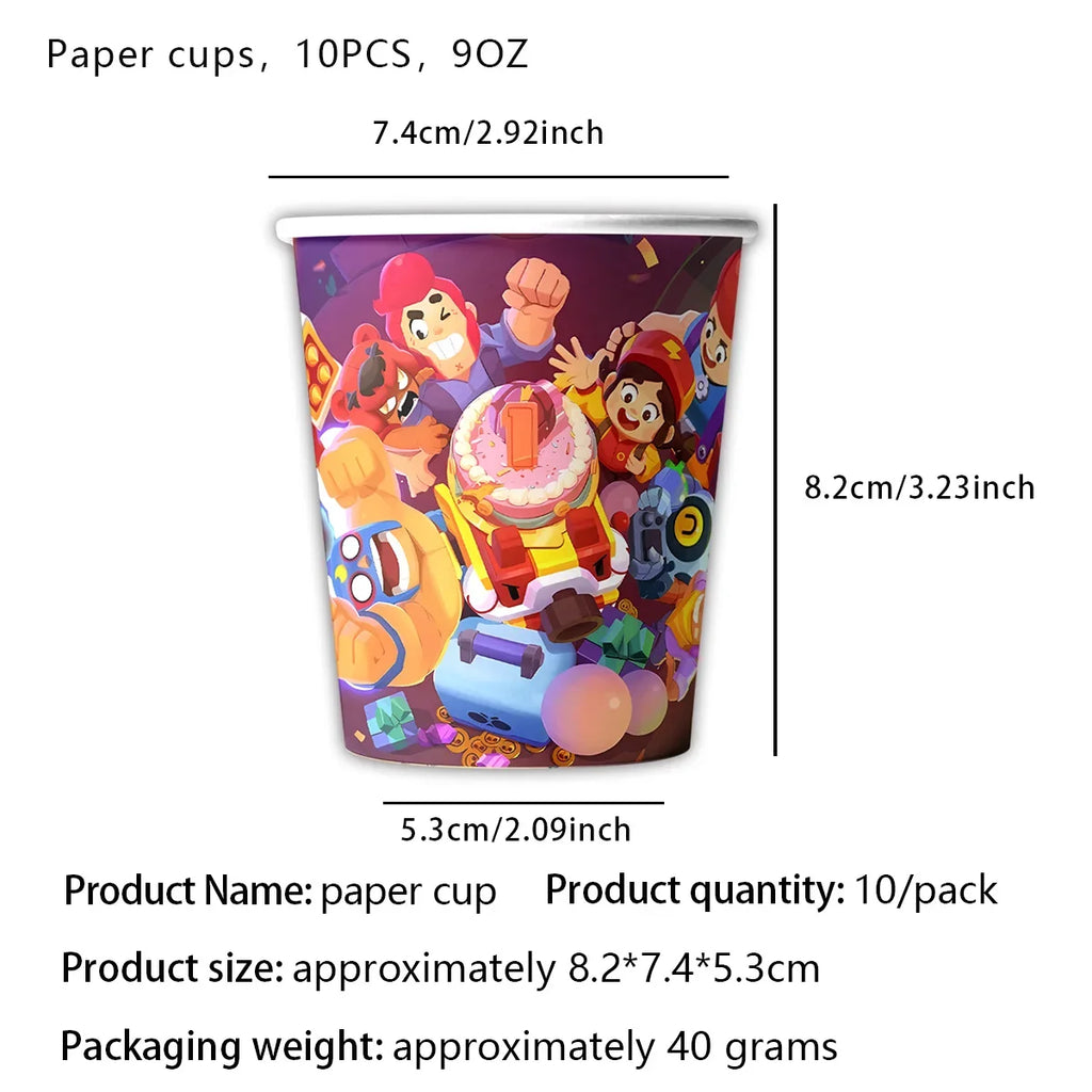 Birthday Party Decorations Set – Banner, Balloons & Cake Toppers