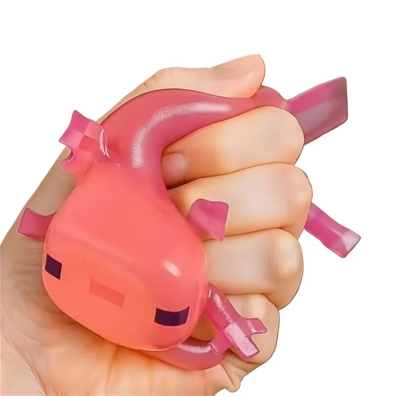 Squishy Fidget Toy – Slow Rising Axolotl Squeeze Model