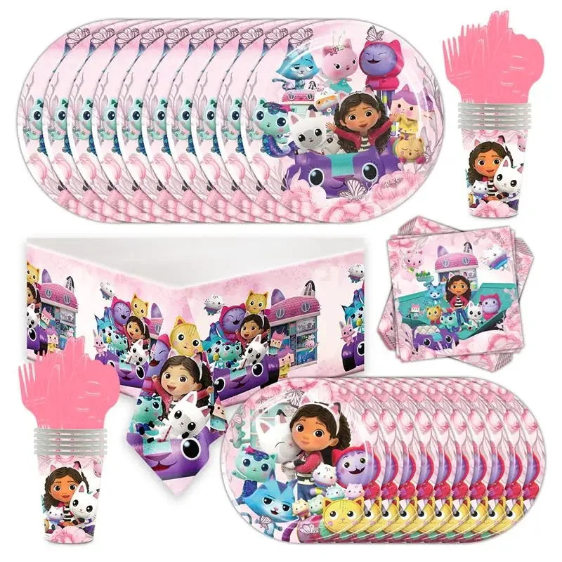 Birthday Party Supplies – Kids Tableware & Decoration Set