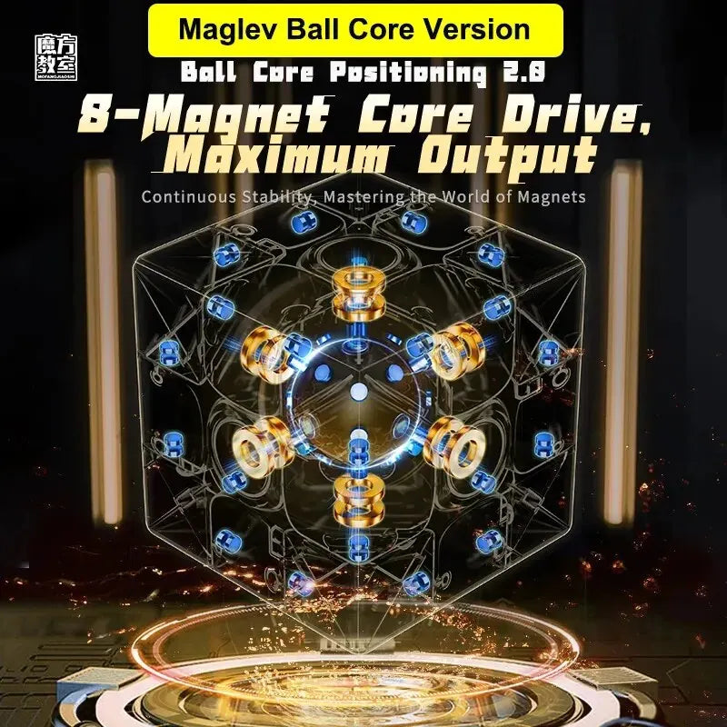 Magnetic 3x3 Speed Cube – Professional Puzzle Cube