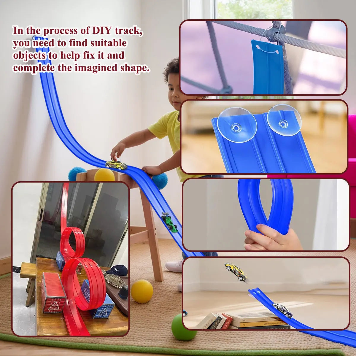 Flexible Race Track – DIY Portable Toy Car Track