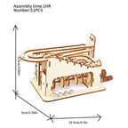 3D Wooden Puzzle – Marble Run Kit