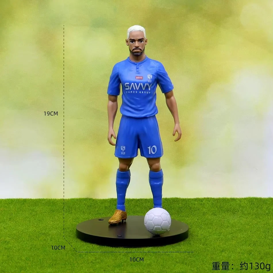 Football Action Figure 18-20cm Soccer Player Collectible Model