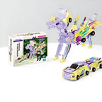 Transforming Car Toy – 2 in 1 Magnetic DIY Vehicle