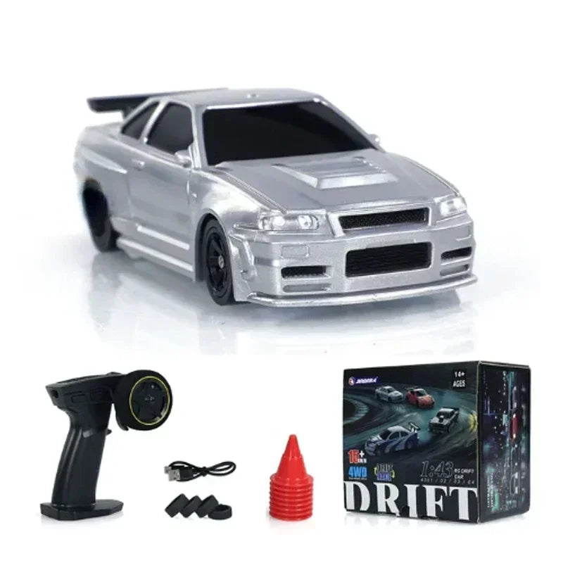 RC Drift Car 1:43 4WD Mini Remote Control Racing Car