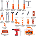Pretend Tools Set for Kids – 38/42 Piece Toy Tool Kit