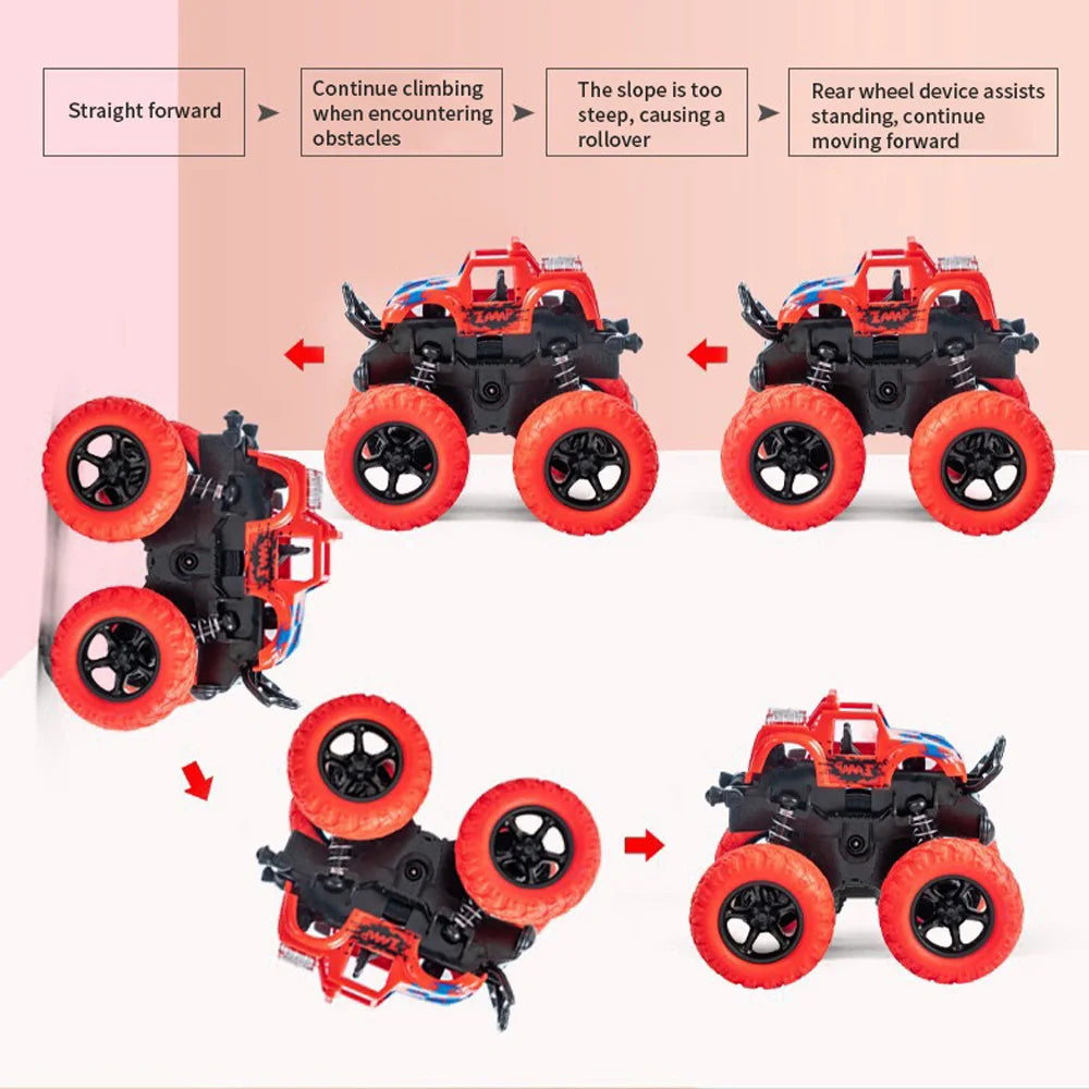 4PCS/2PCS/1PC Inertial Off-Road Vehicle Toys - Suitable for Halloween, Christmas, Boys and Girls Gifts