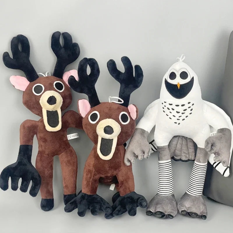 Deer Character Plush Doll Soft Stuffed Toy Halloween Gift