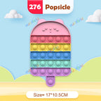Pop It Fidget Toy – Rainbow Bubble Push Pop Sensory Toy