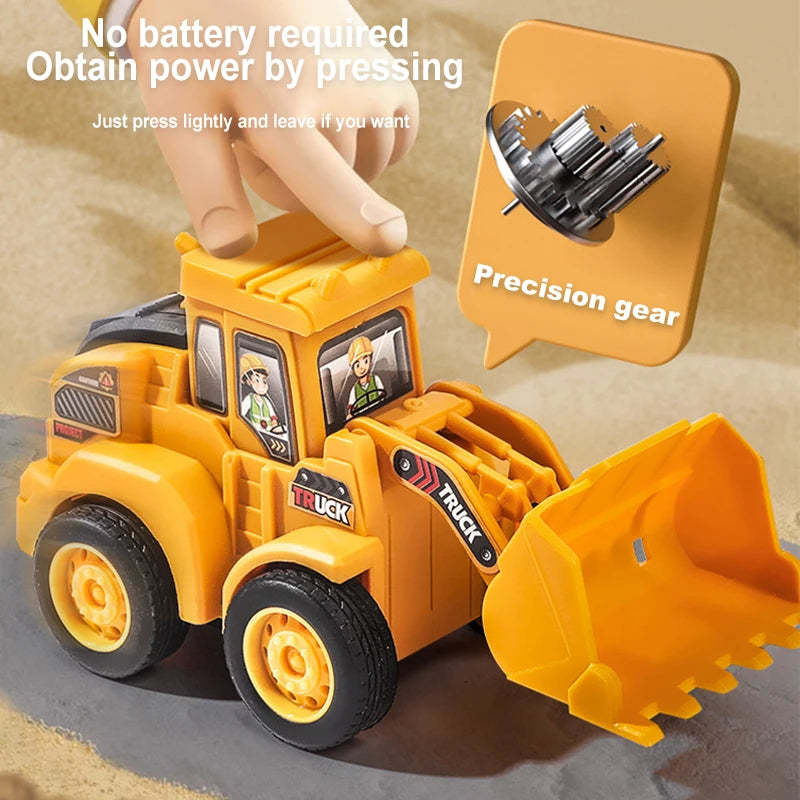 Construction Vehicle Toy – Excavator & Bulldozer Model