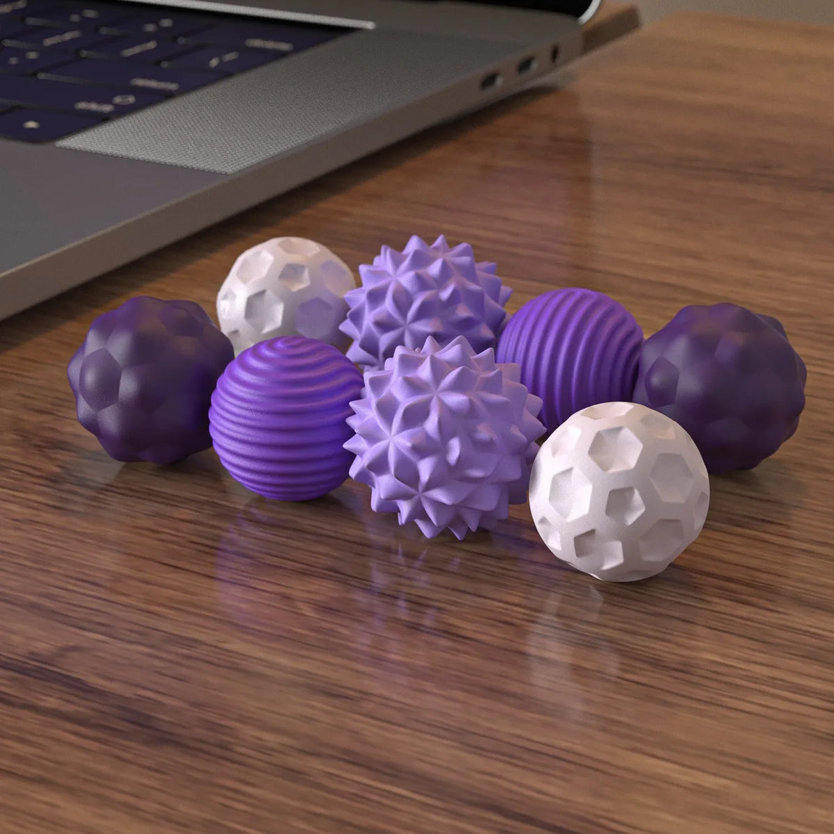 Magnetic Sensory Fidget Balls – Silicone Quiet Fidget Toy