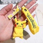 Pikachu Keychain Cute Silicone Character Bag Pendant