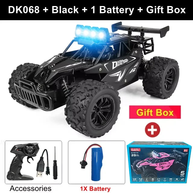 RC Drift Car 1:16 Off-Road Remote Control Vehicle with LED Lights