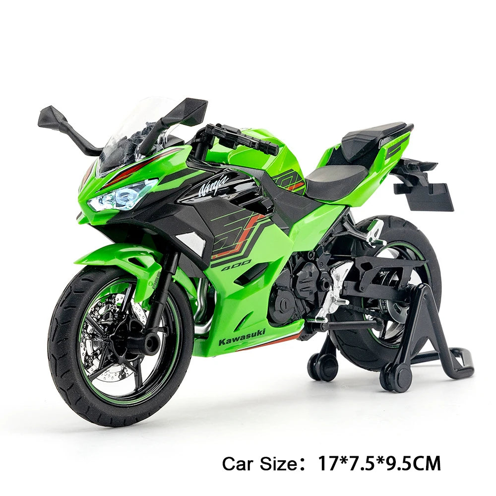 1:12 Diecast Motorcycle – Alloy Pull Back Model