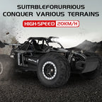Off-Road RC Car 2WD 1:16 with LED Lights, 2.4GHz Remote Control