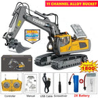 RC Construction Vehicle 1:20 4WD Excavator Dump Truck with Lights & Sound