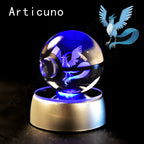 3D Crystal Ball Lamp – Glass LED Night Light Collectible
