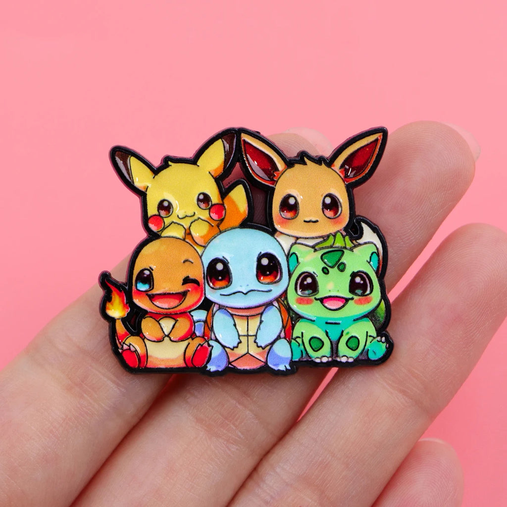 Cute Cartoon Animals Enamel Pin Anime Figures Brooch Lapel Pins Badge on Backpack Clothing Accessories Jewelry Friends Gifts