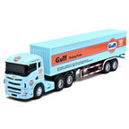 1:64 Diecast Truck Model – Alloy Container Vehicle Collectible