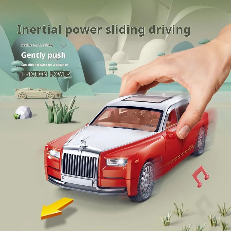 Luxury Sedan Model Car – Diecast Car Ornament for Collectors