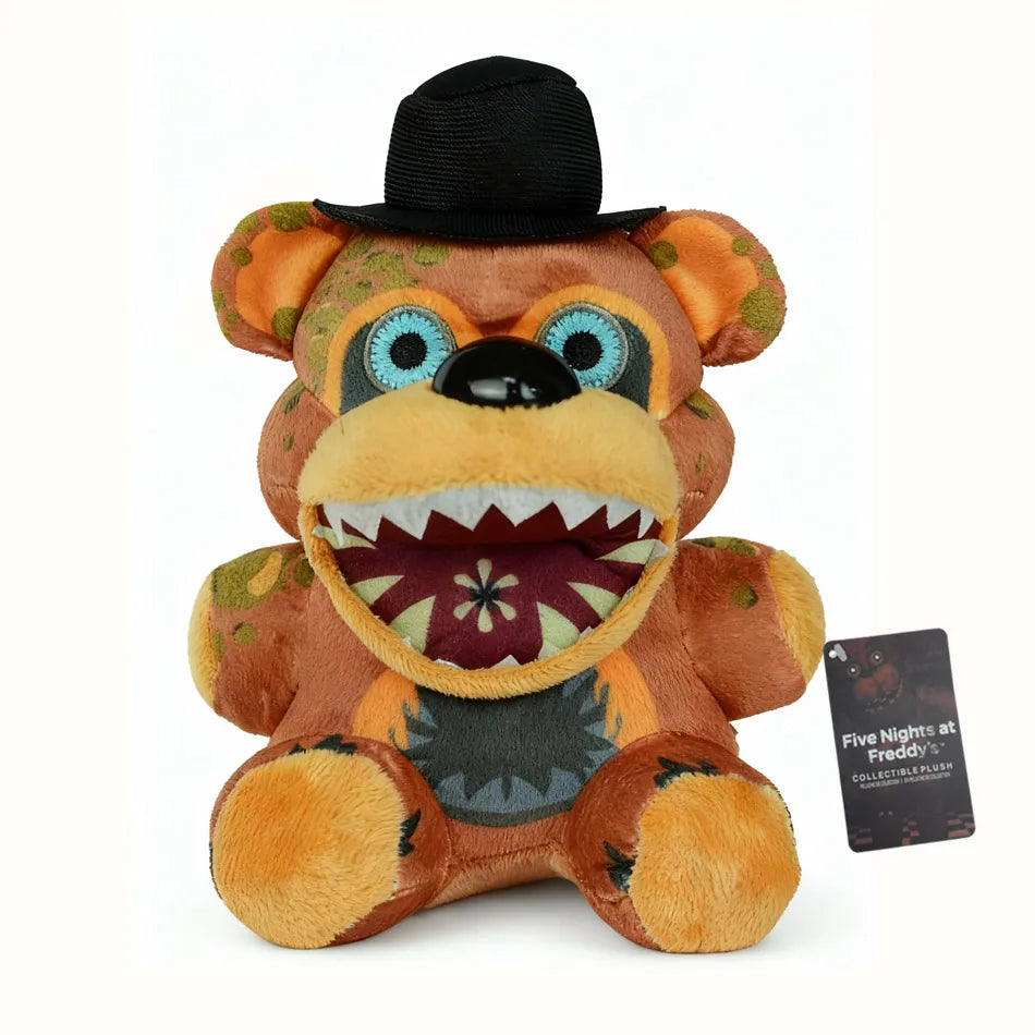 Horror Bear Plush Toy – Cute Cartoon Stuffed Doll