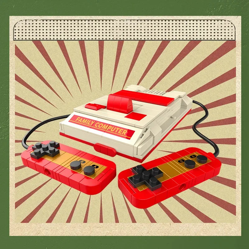 Retro Building Blocks Set – DIY Vintage Appliance Models