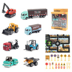 Construction Toy Vehicles – 6-Piece Diecast Truck Set