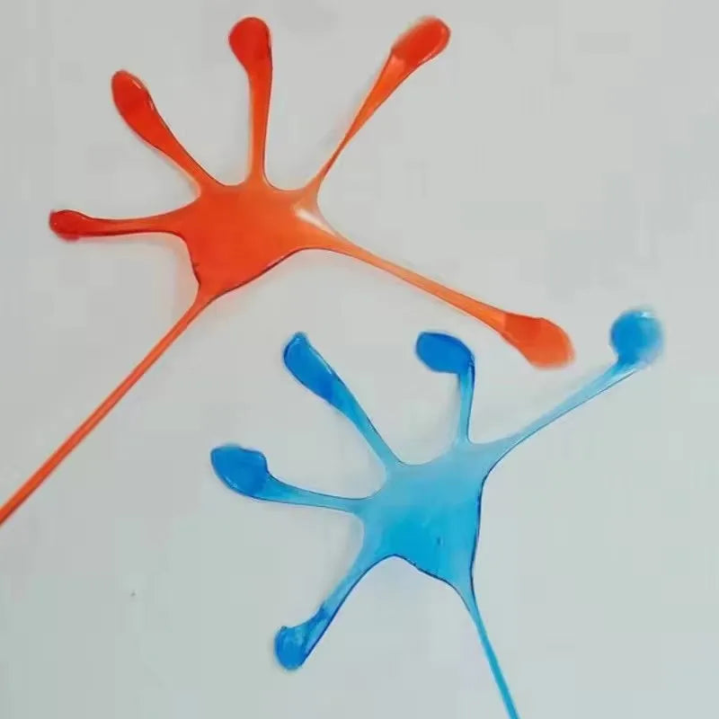5-50 Pcs Kids Funny Sticky Hands toy Palm Elastic Sticky Squishy Slap Palm Toy Novelty Gift Party Toys Birthday For Children