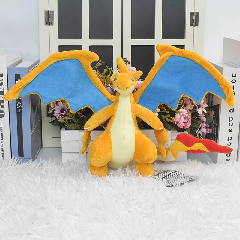 20cm Charizard Plush Toy – Soft Anime Dragon Stuffed Toy